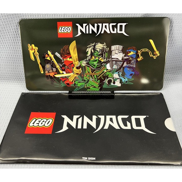 🔥 LEGO VIP Only Ninjago Tin Metal Sign 5007155 New Rare Limited Edition GIFT - Picture 2 of 5